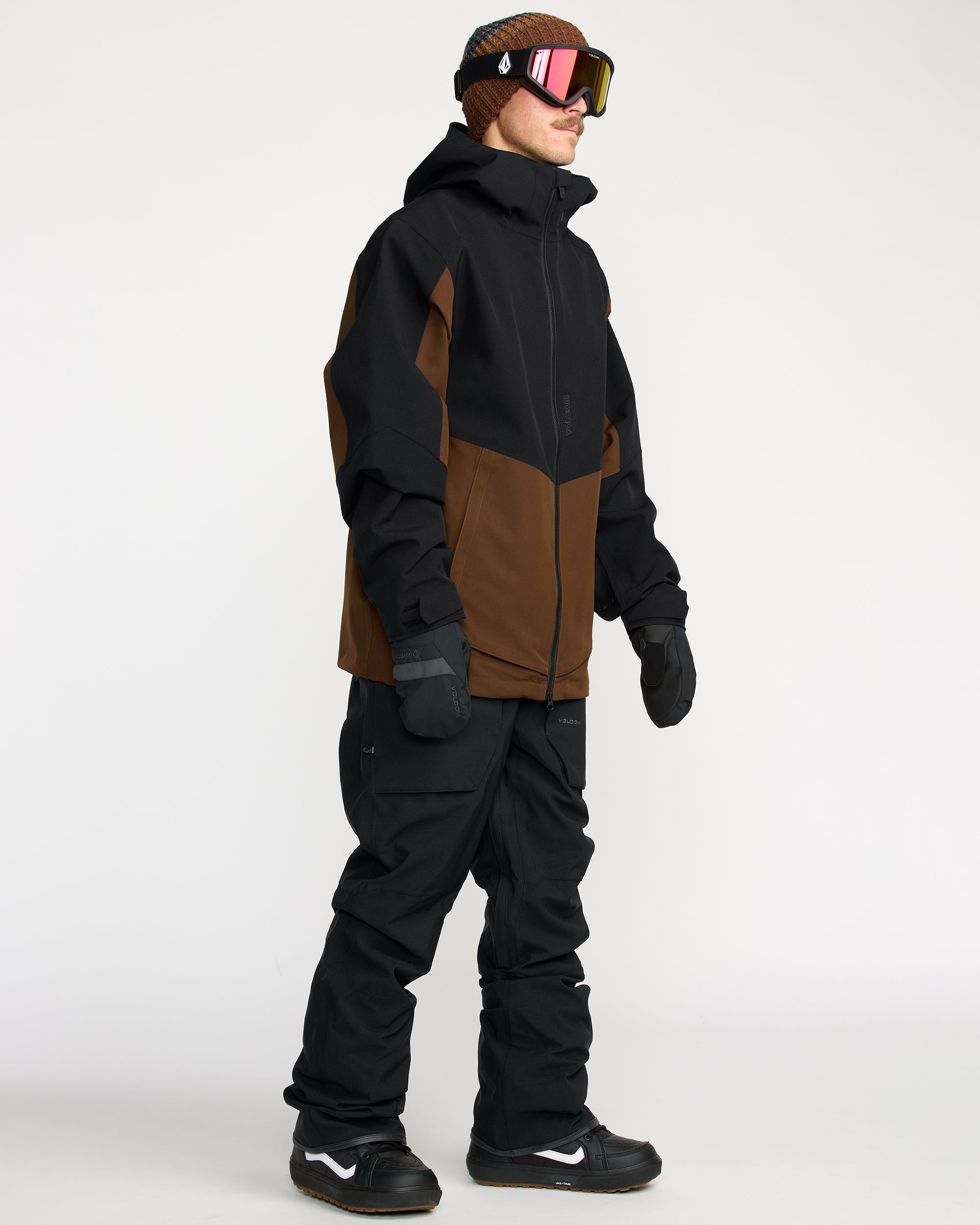 Mens Roan Bib Overall – Black – Volcom Australia