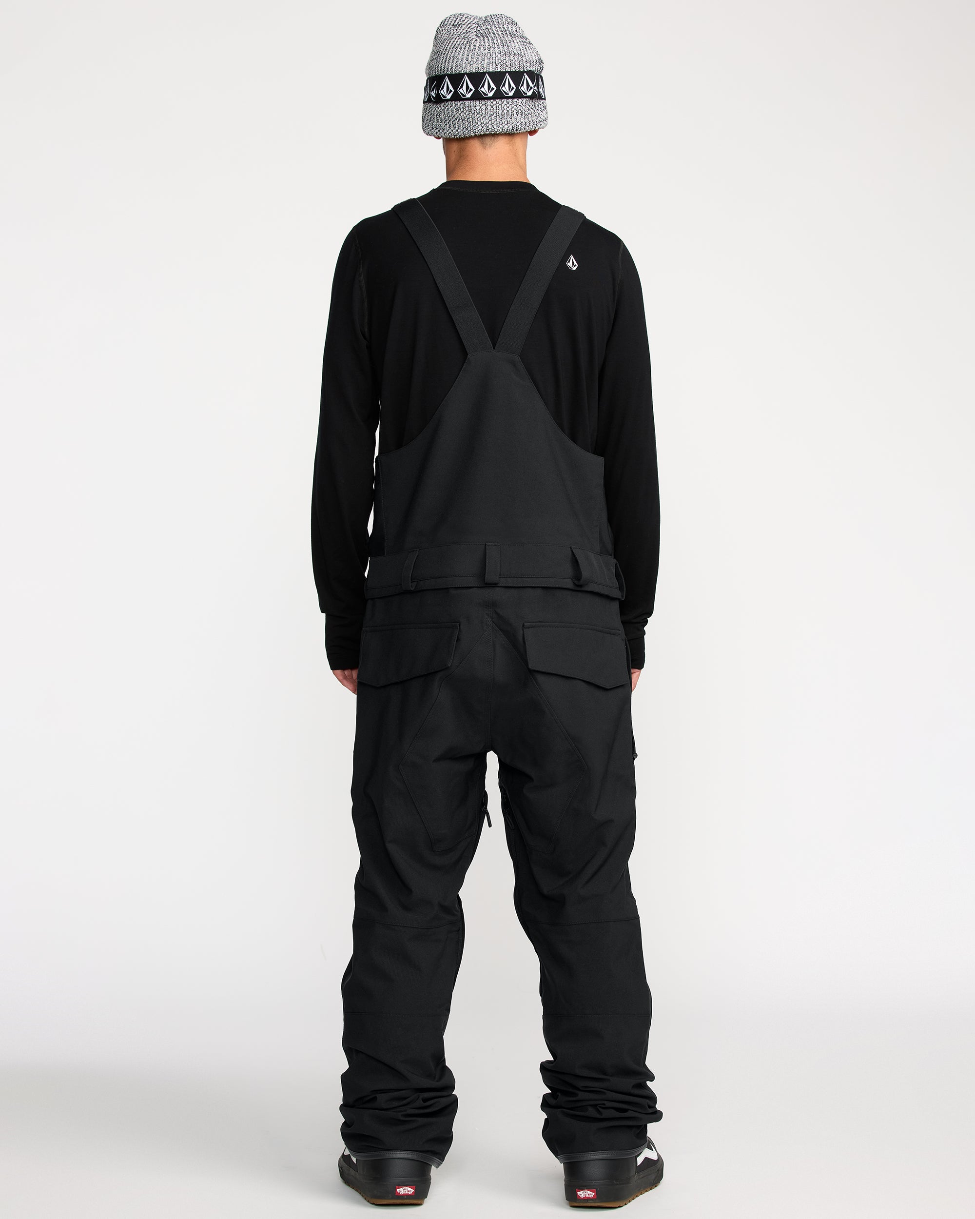 Mens Roan Bib Overall – Black – Volcom Australia
