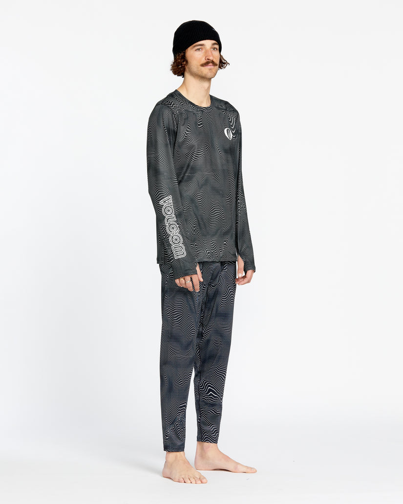 Mens Mens V-Science Crew - Black Print