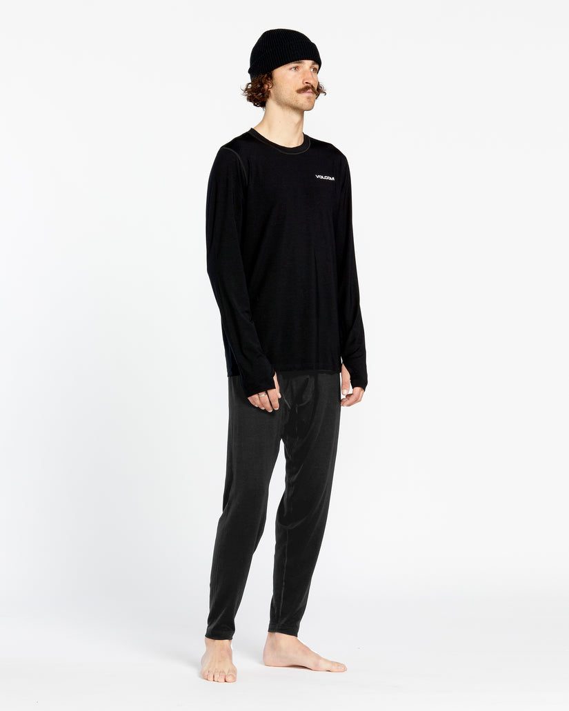 Mens Mens Merino Blend Pants - Black