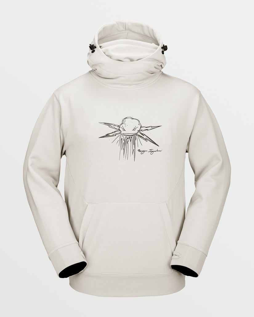 Mens Hydro Riding Hoodie - Stone