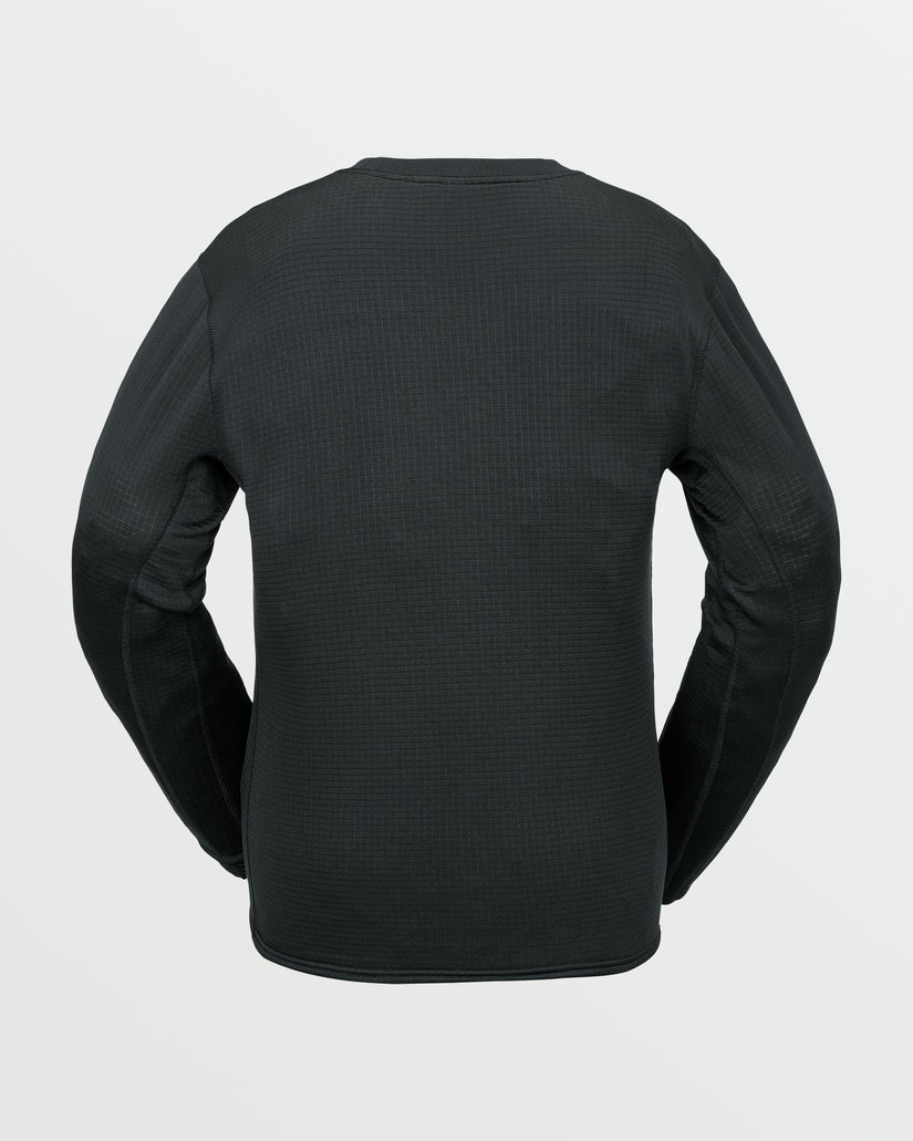Mens Gridlock Crew Fleece - Black