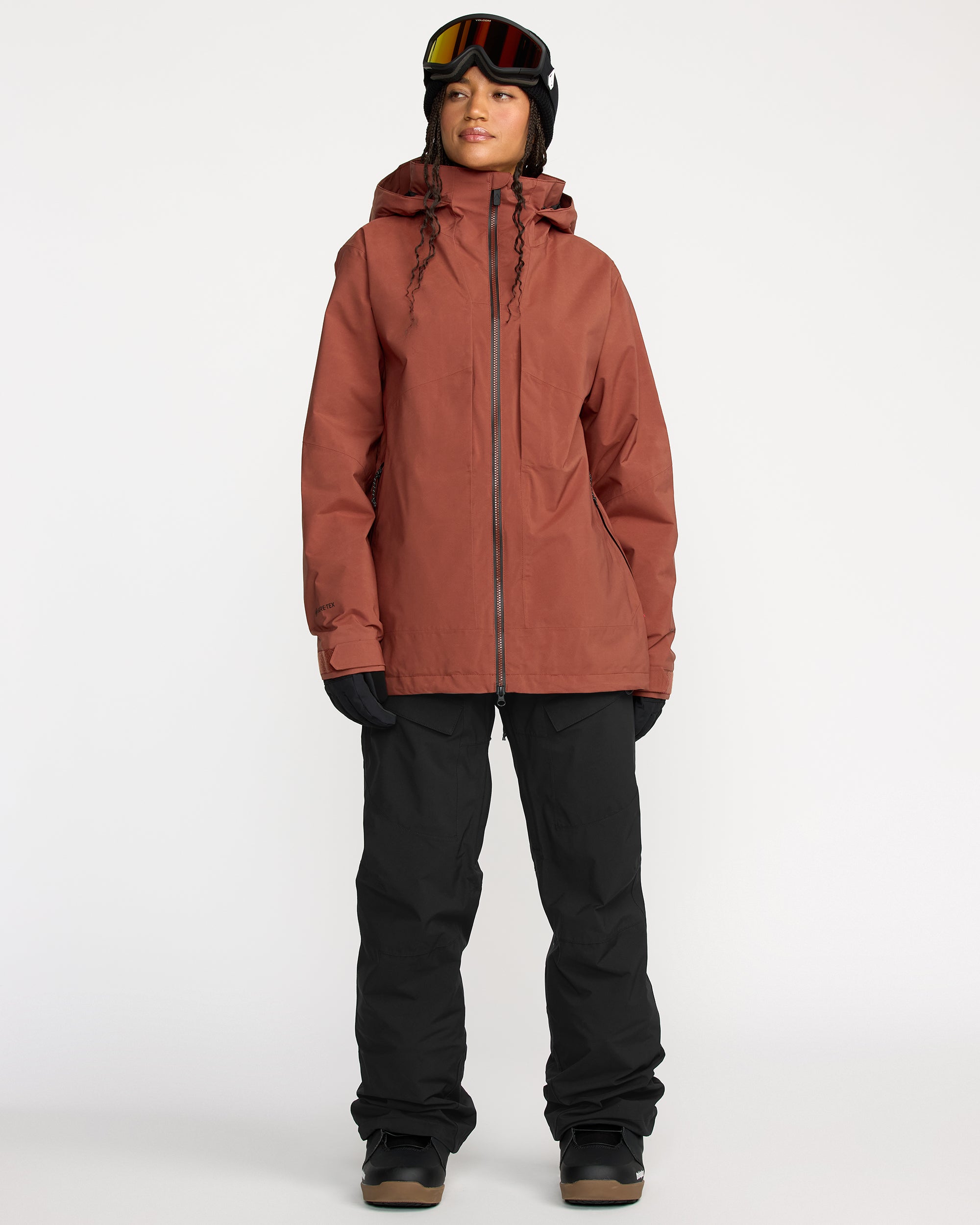 Womens At Stretch Gore-Tex Jacket – Henna – Volcom Australia
