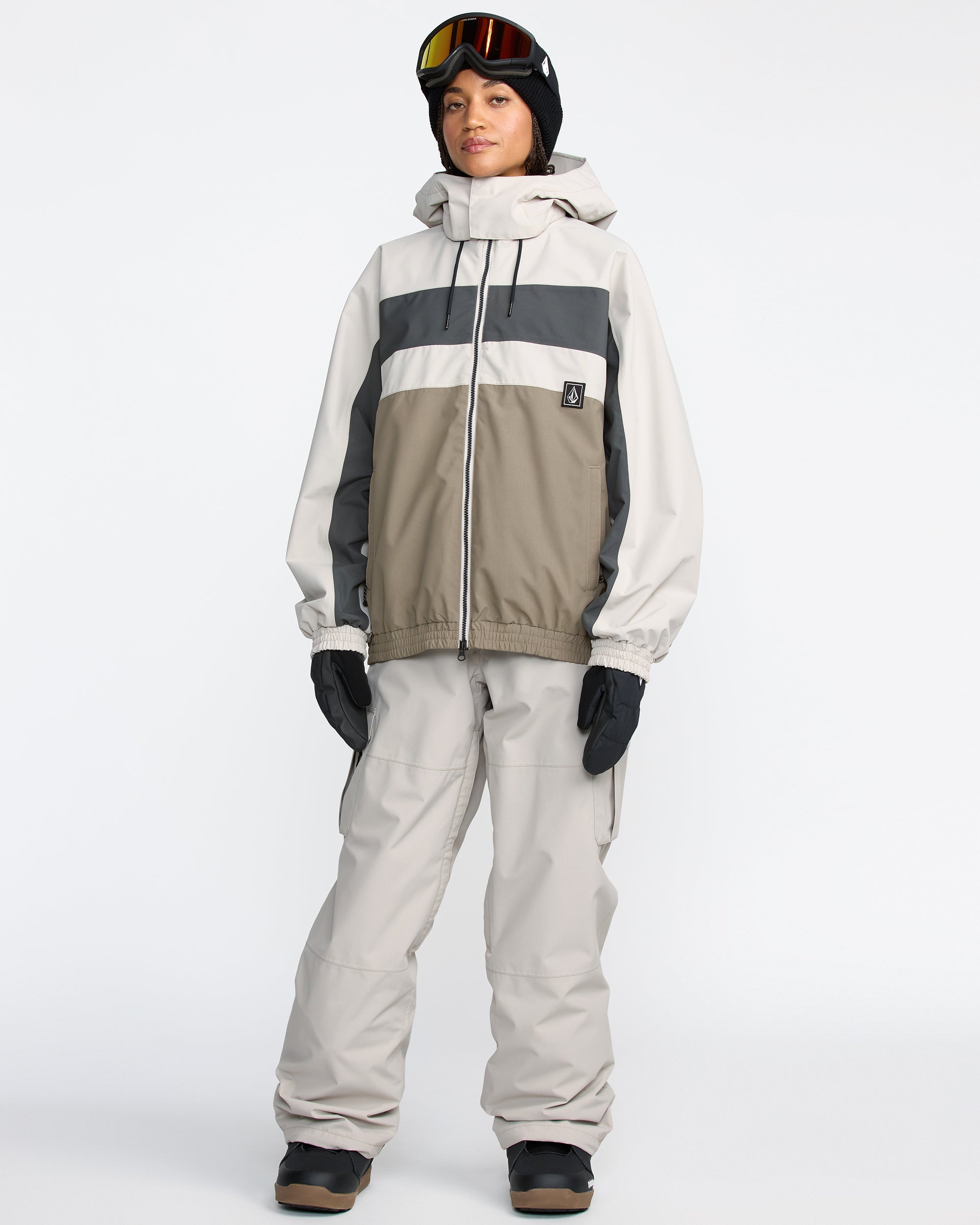 Womens DLM Jacket – Stone – Volcom Australia