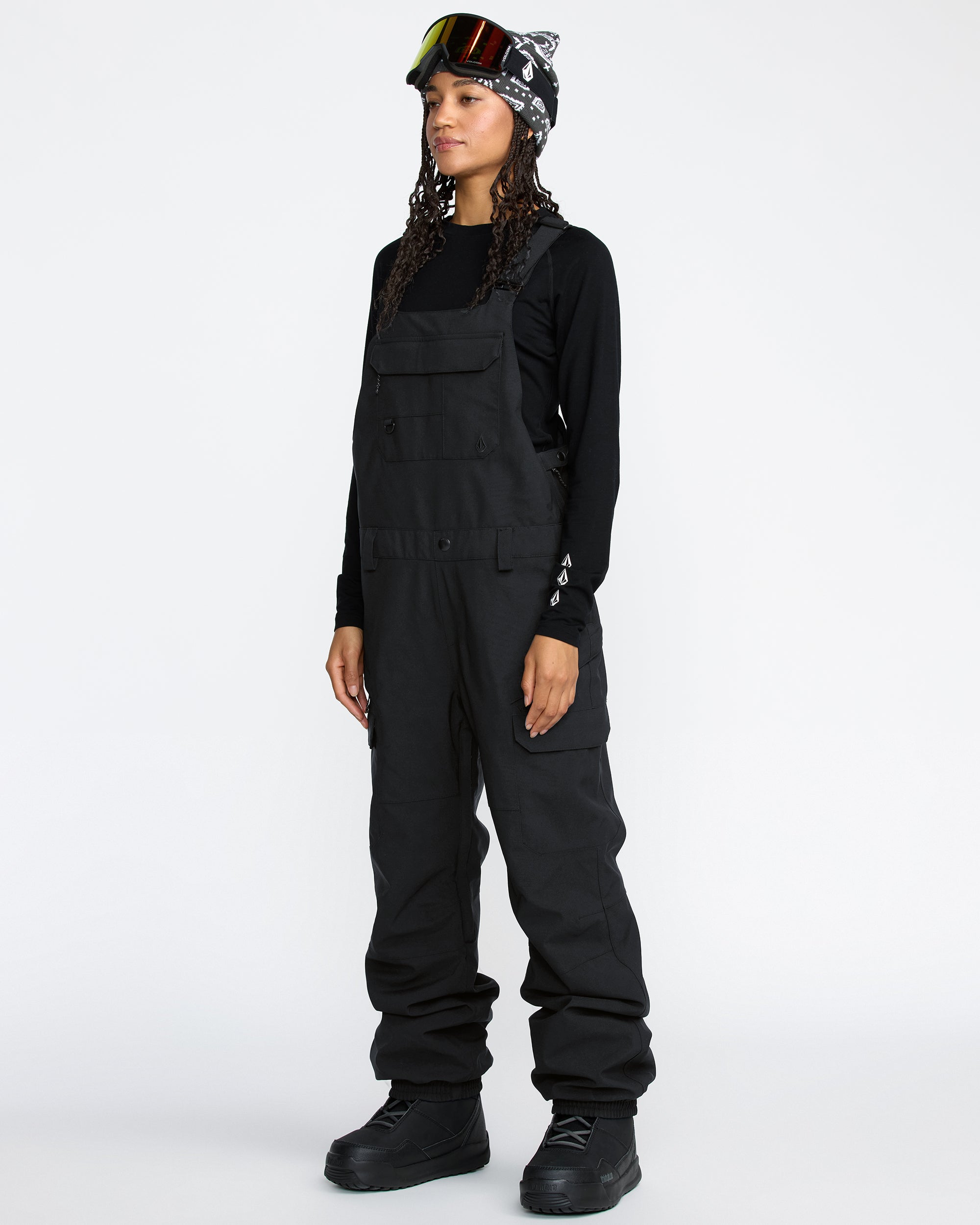 Womens Creston 3D Stretch Bib Overall – Volcom