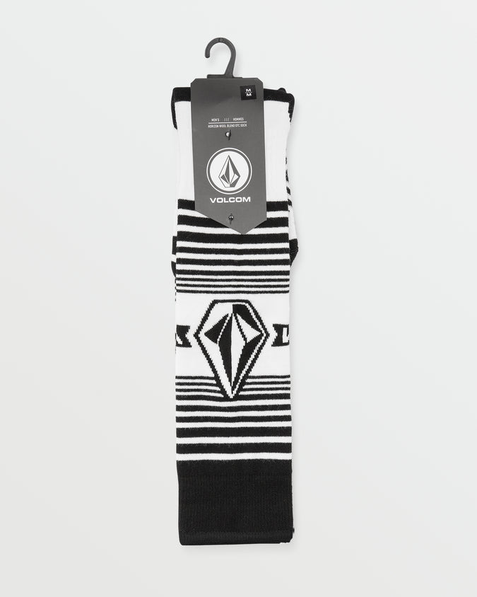 Mens Horizon Wool Blend Otc Sock - White