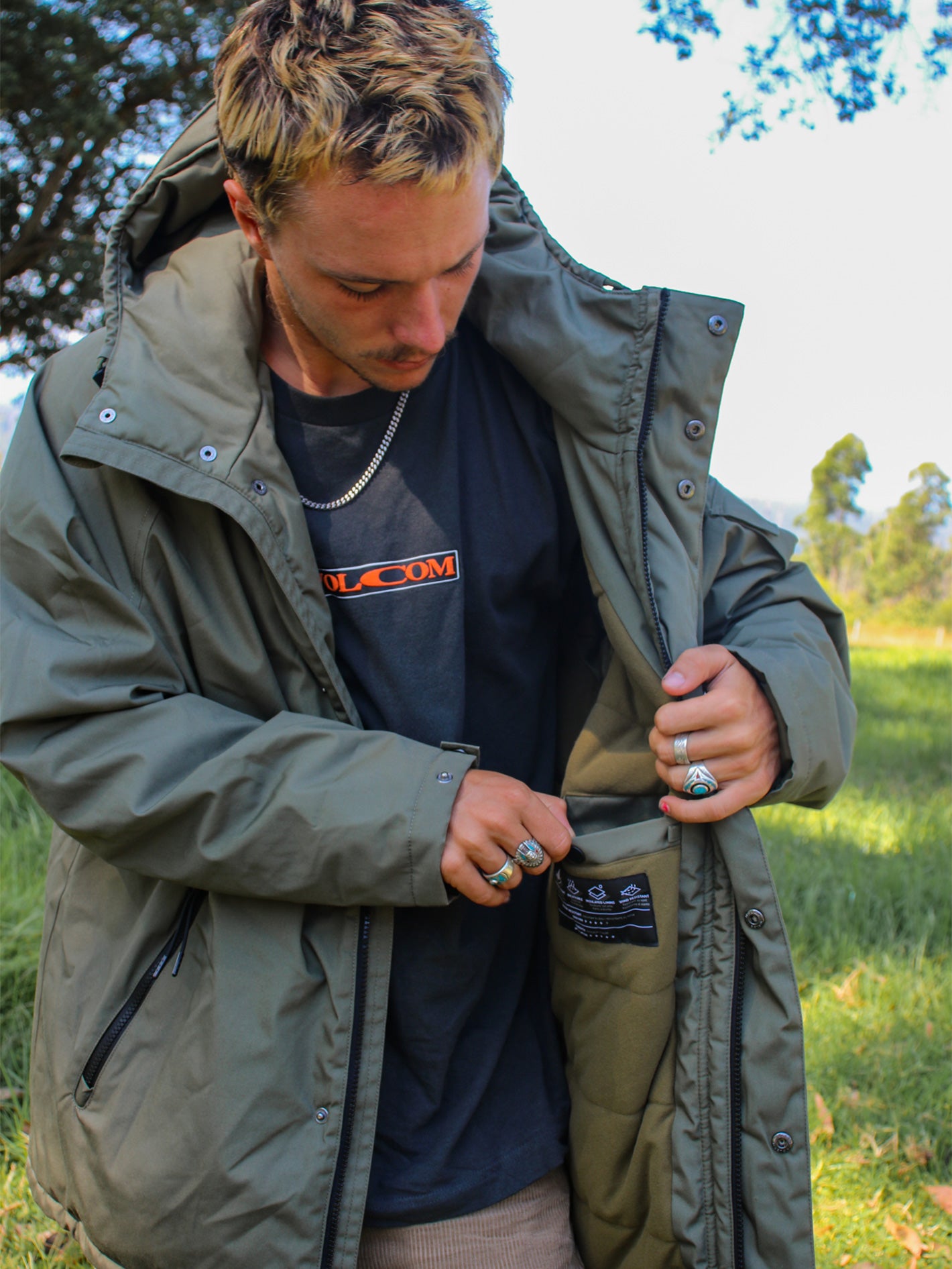 Stoke Stone Ii 5K Jacket - Wintermoss | Volcom