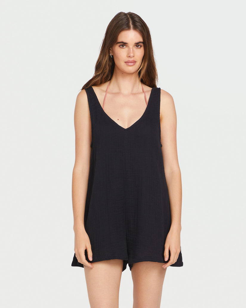 Hang Loose Romper - Black