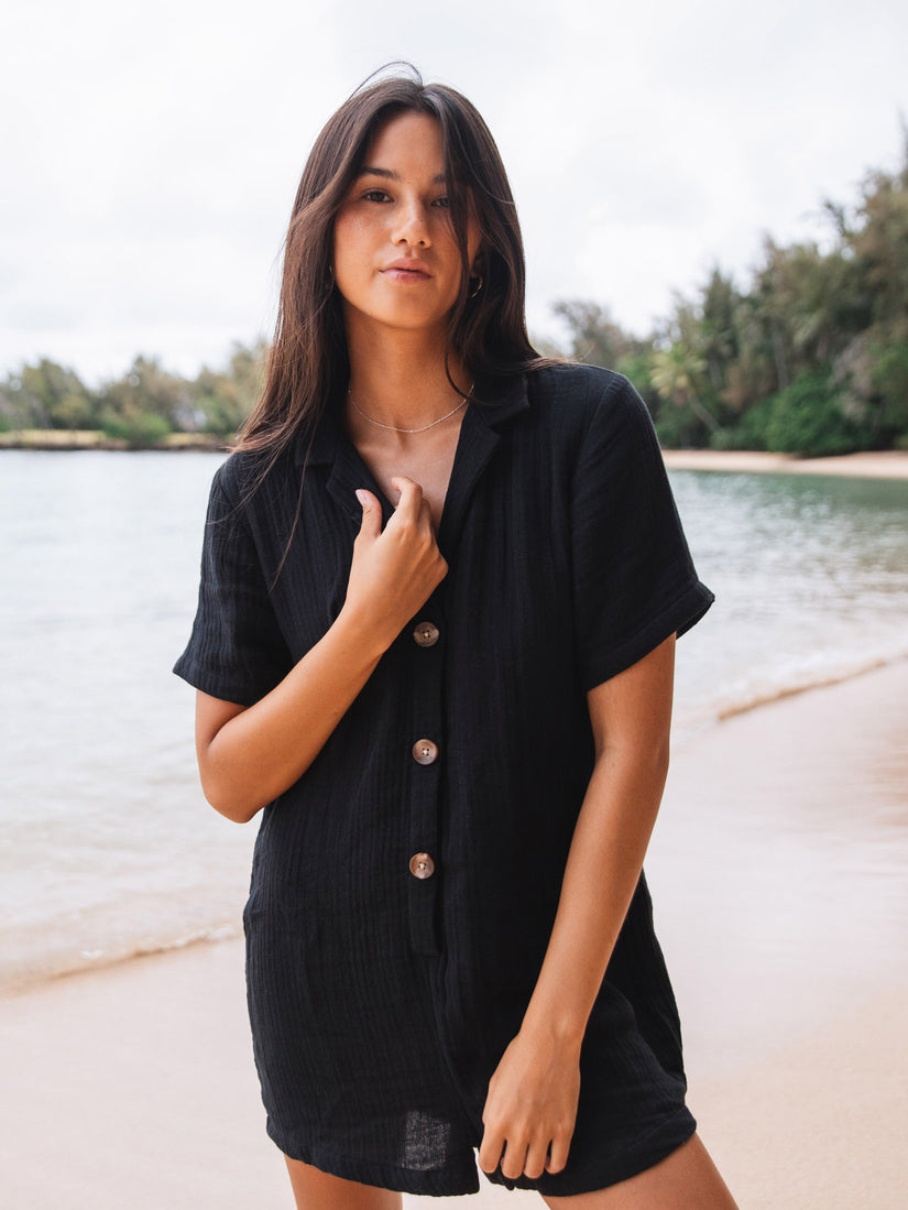 Easy Breezy Romper - Black