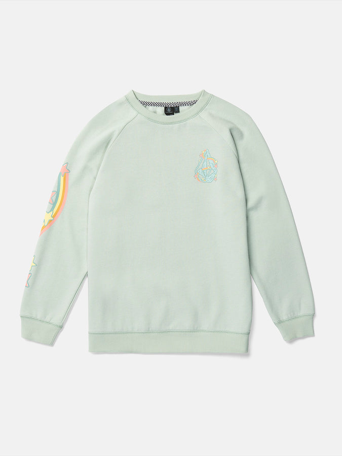 Girls Truly Stokin Bf Crew - Chlorine