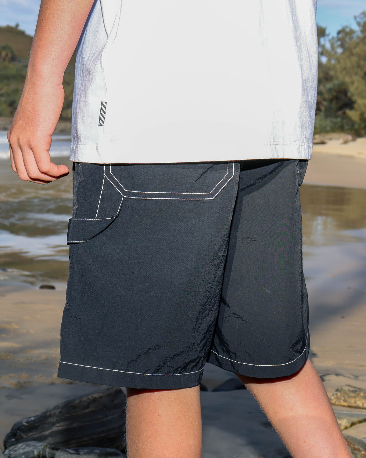 Boys 8-16 Disturb Elastic Waist Shorts
