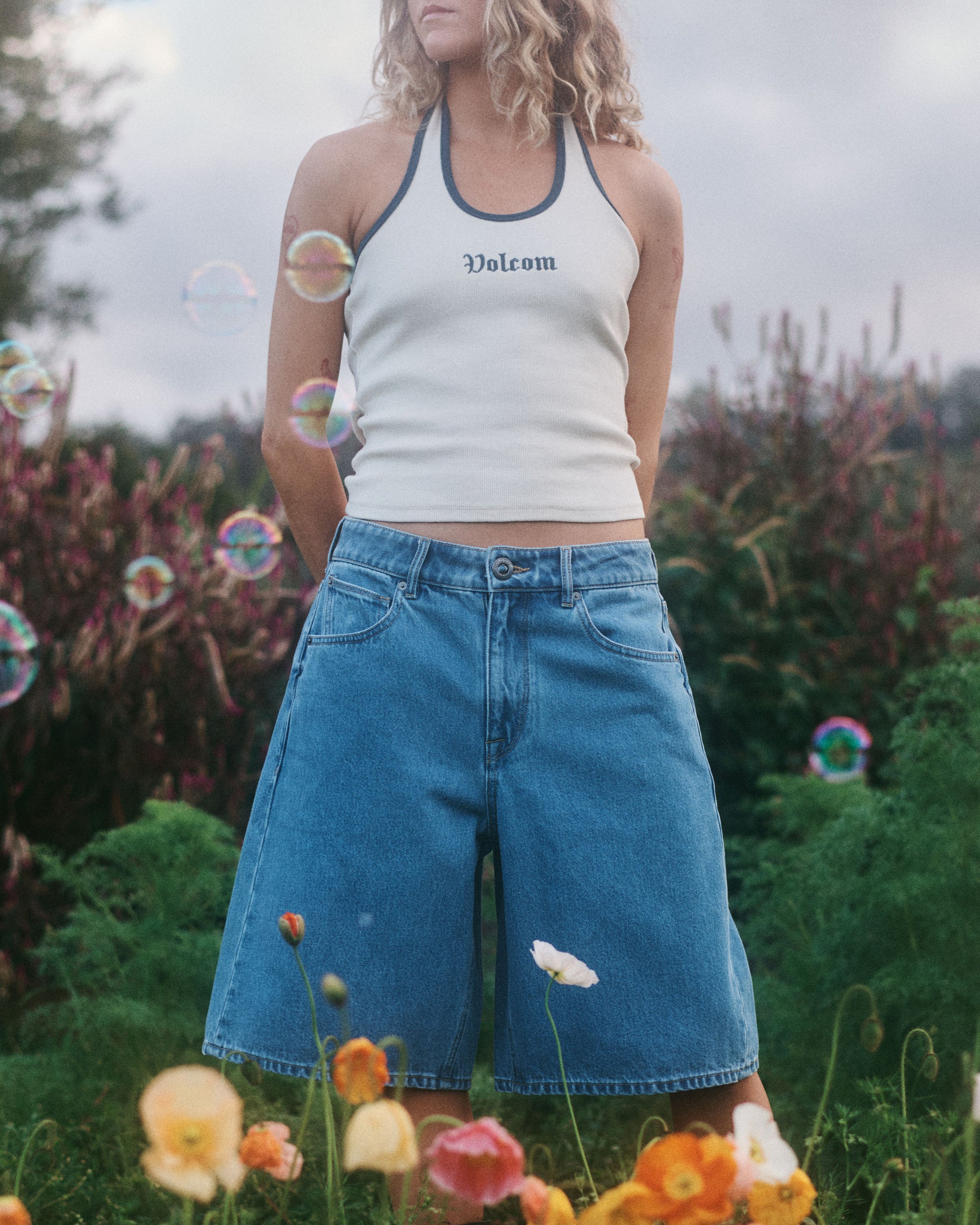 Womens Legged It Denim Shorts