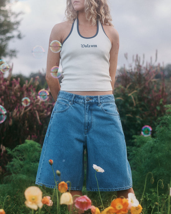 Womens Legged It Denim Shorts