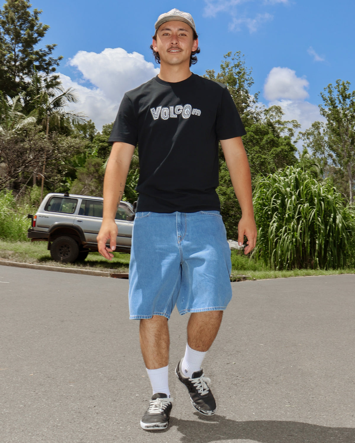 Mens Billow Denim Shorts
