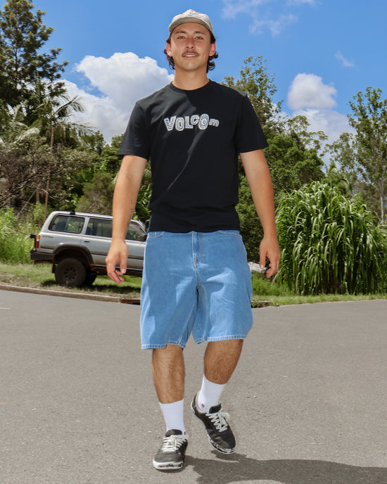 Mens Billow Denim Shorts