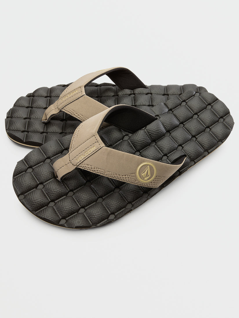 Mens Recliner Sandal - Khaki