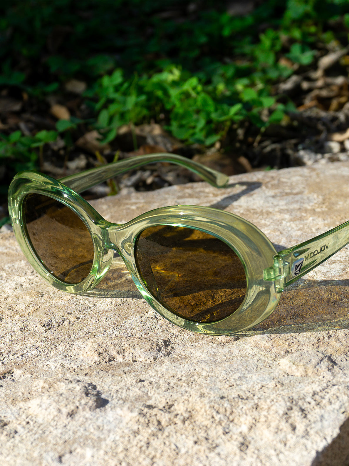 Stoned Sunglasses - Gloss Sea Foam / Bronze