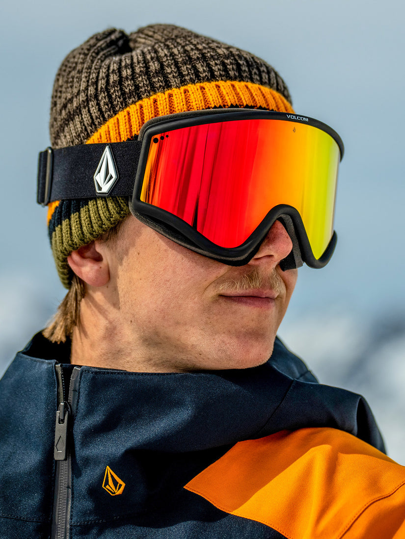 Yae  Goggle - Matte Black / Red Chrome +BL (2023)