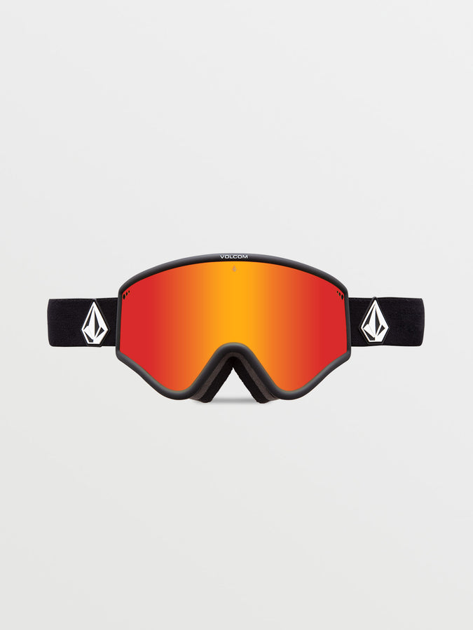 Yae Goggle - Matte Black / Red Chrome +BL (2023)