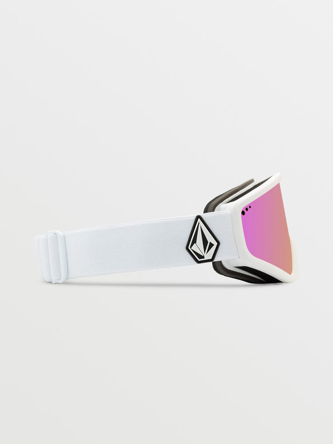 ATTUNGA GOGGLES MATTE WHITE - PINK CHROME