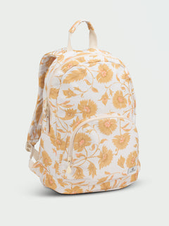 Schoolyard Canvas Backpack - White