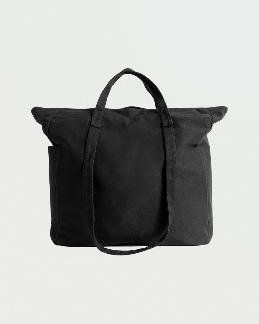 Schoolyard Canvas Tote Large - Black