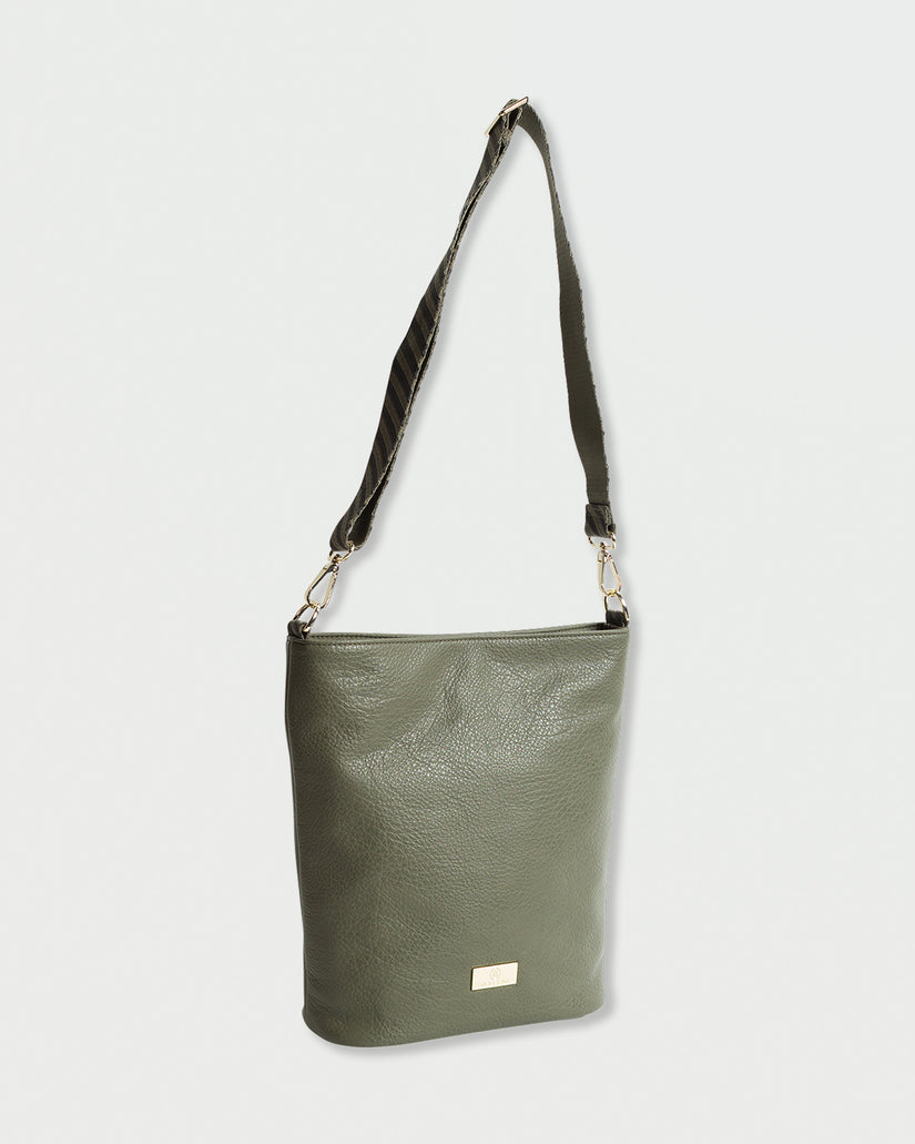 Strapped Shoulder Bag - Army