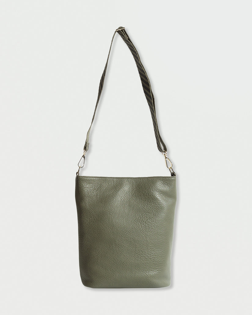 Strapped Shoulder Bag - Army
