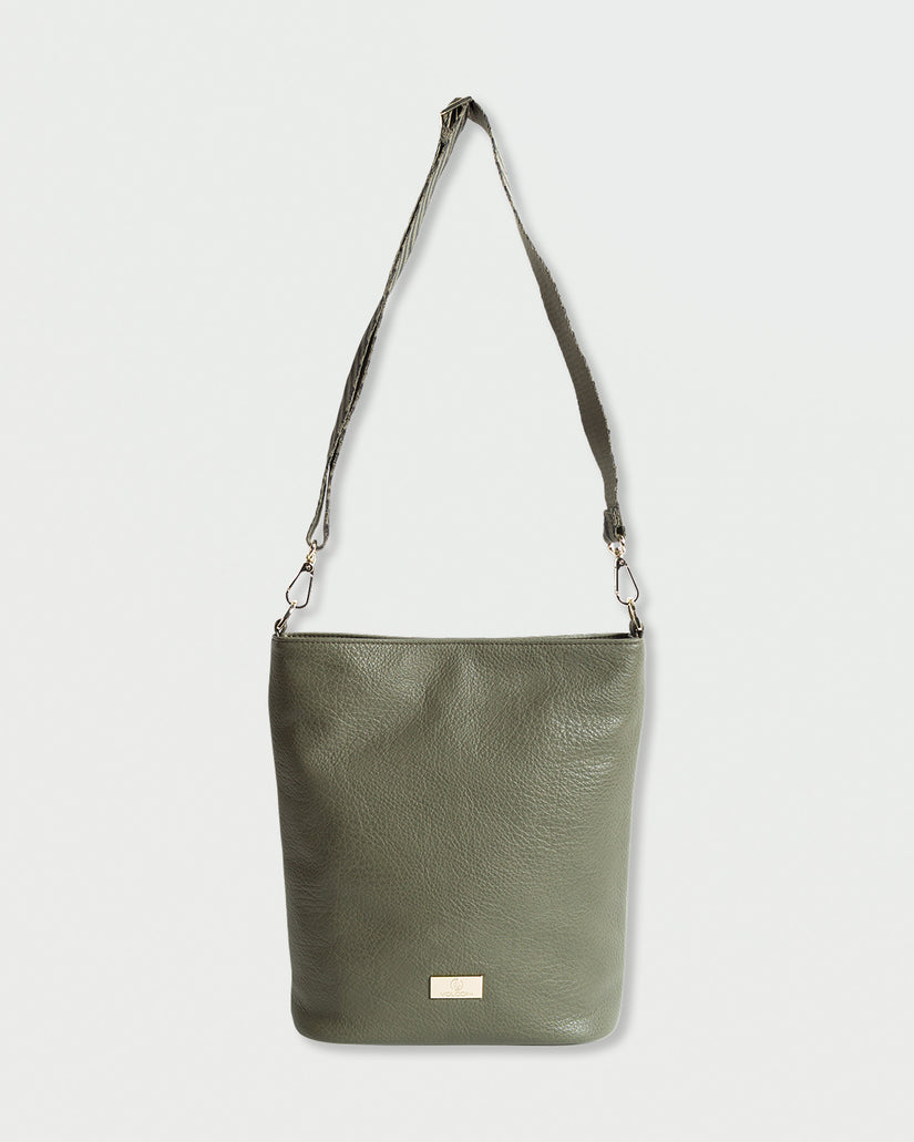 Strapped Shoulder Bag - Army