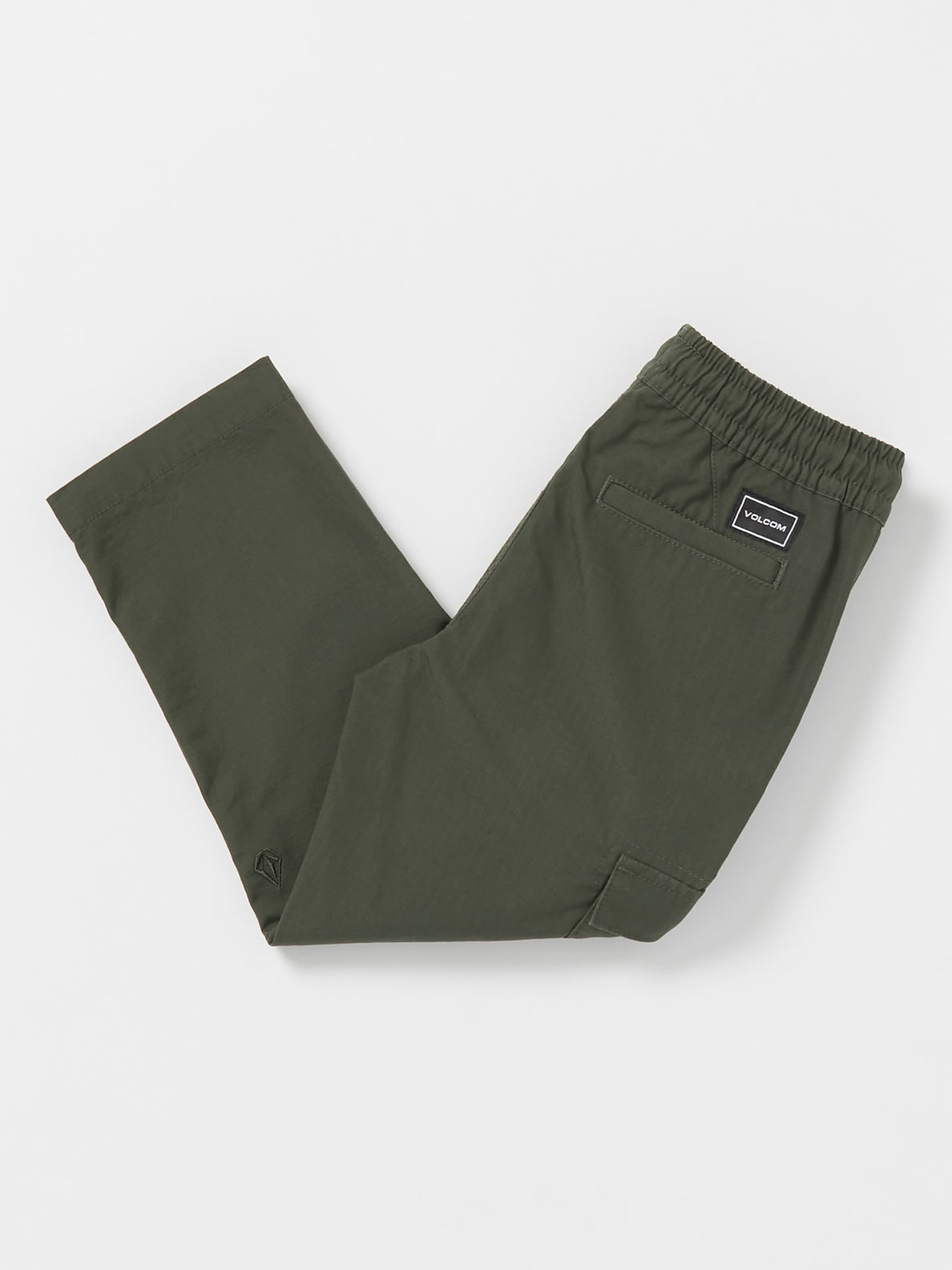 Little Youth March Cargo Elastic Waist Pant - Squadron Green