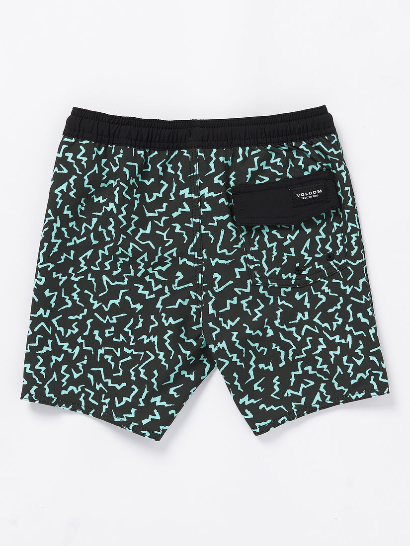 Little Youth Asphalt Beach Trunk - Black