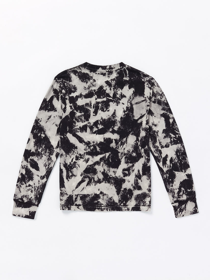 Little Youth Featured Artist Tetsunori Long Sleeve T-Shirt - Black White