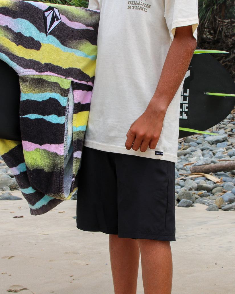 Youth Stone Changing Towel - Black Multi