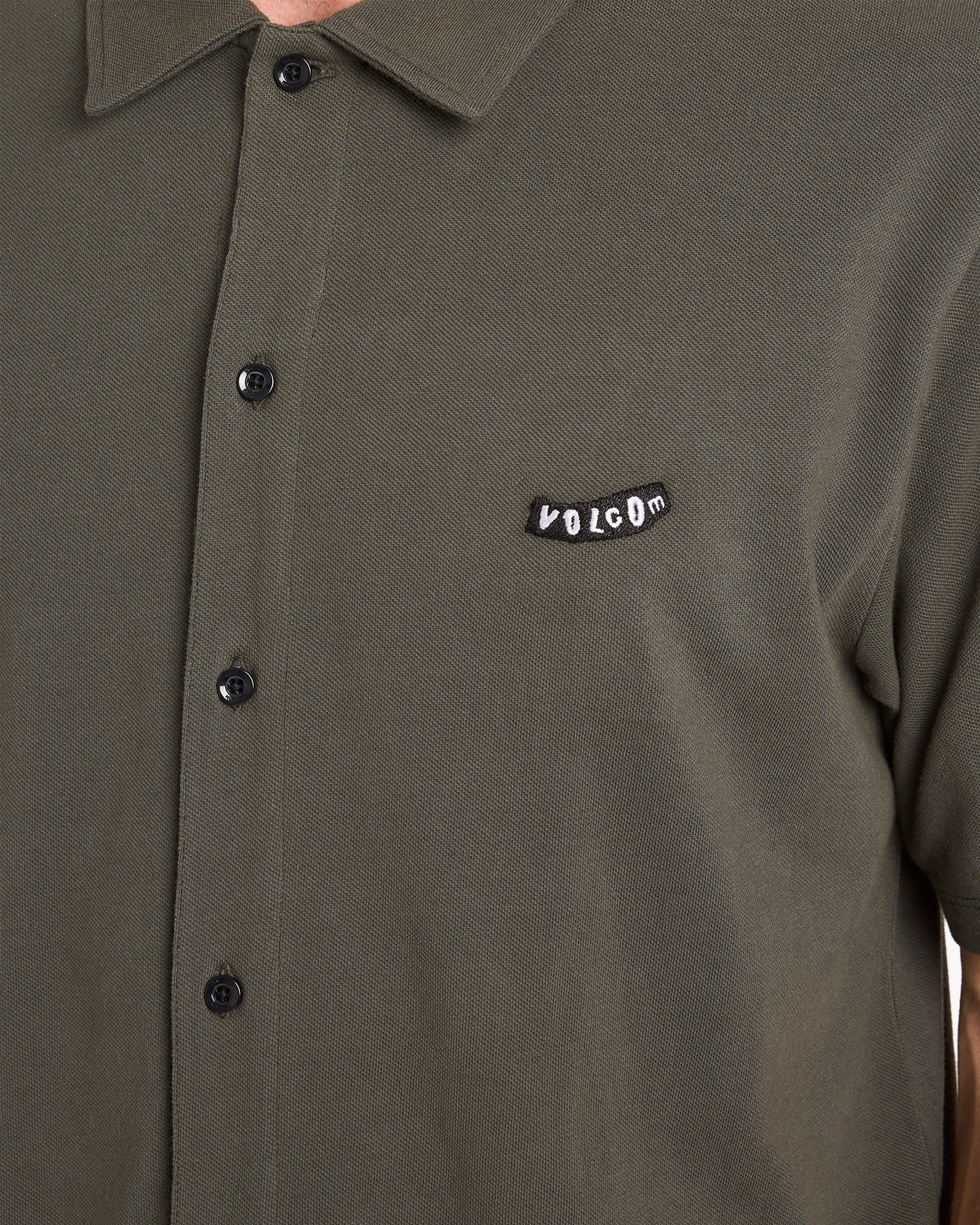 Mens Chavo Button Short Sleeve Shirt