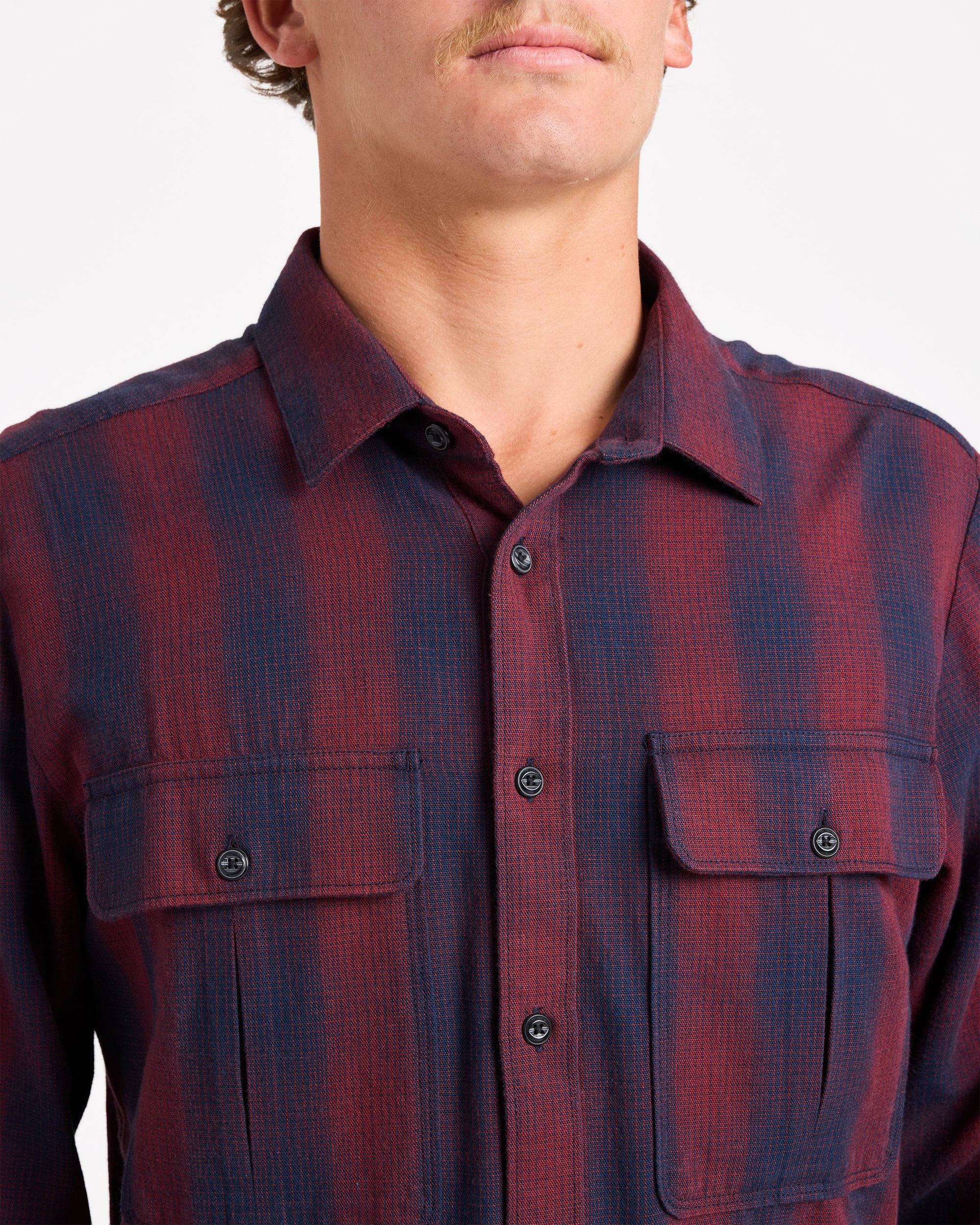 Mens Shadowstone Flannel Long Sleeve Shirt