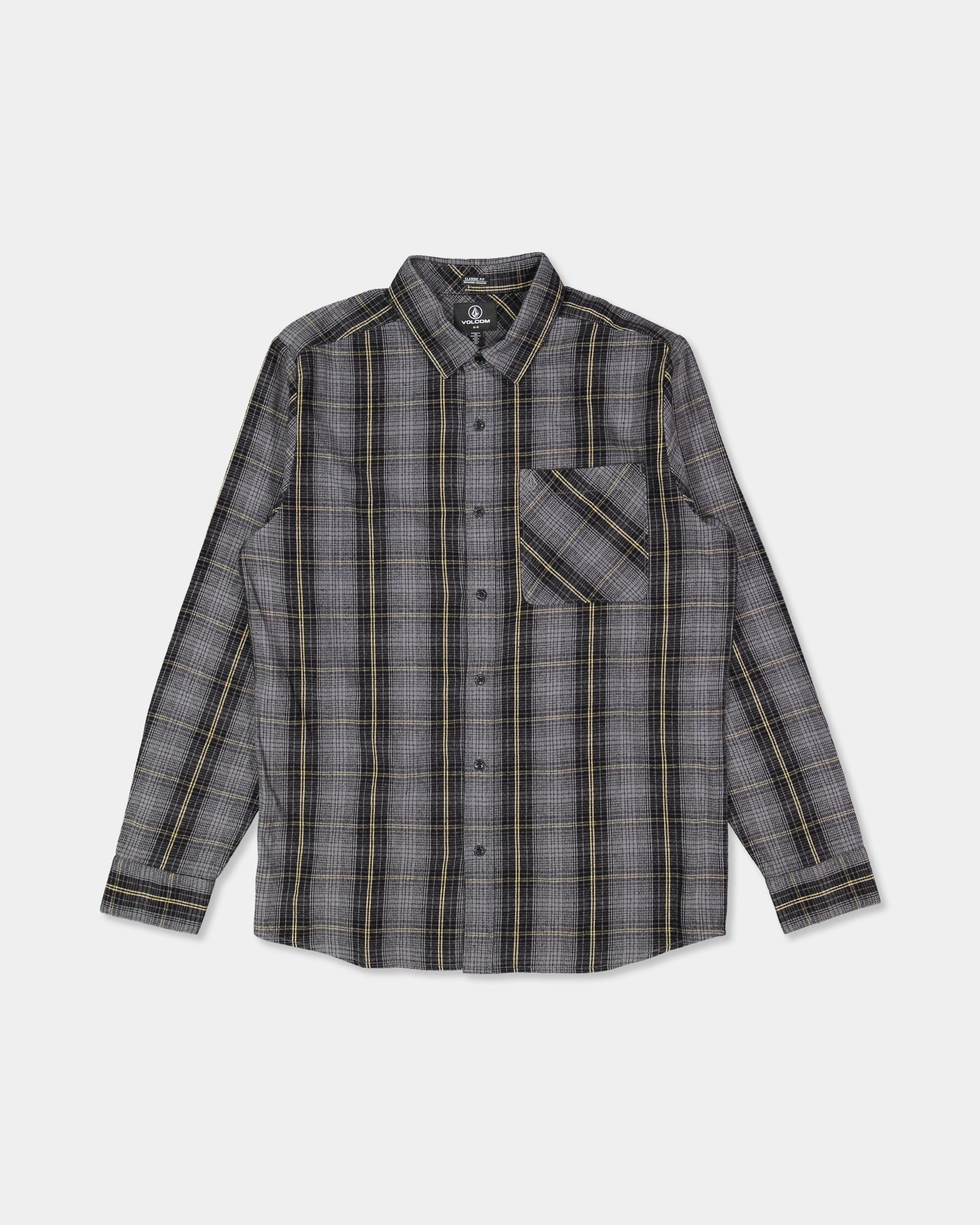 Mens Heavy Twills Flannel Long Sleeve Shirt
