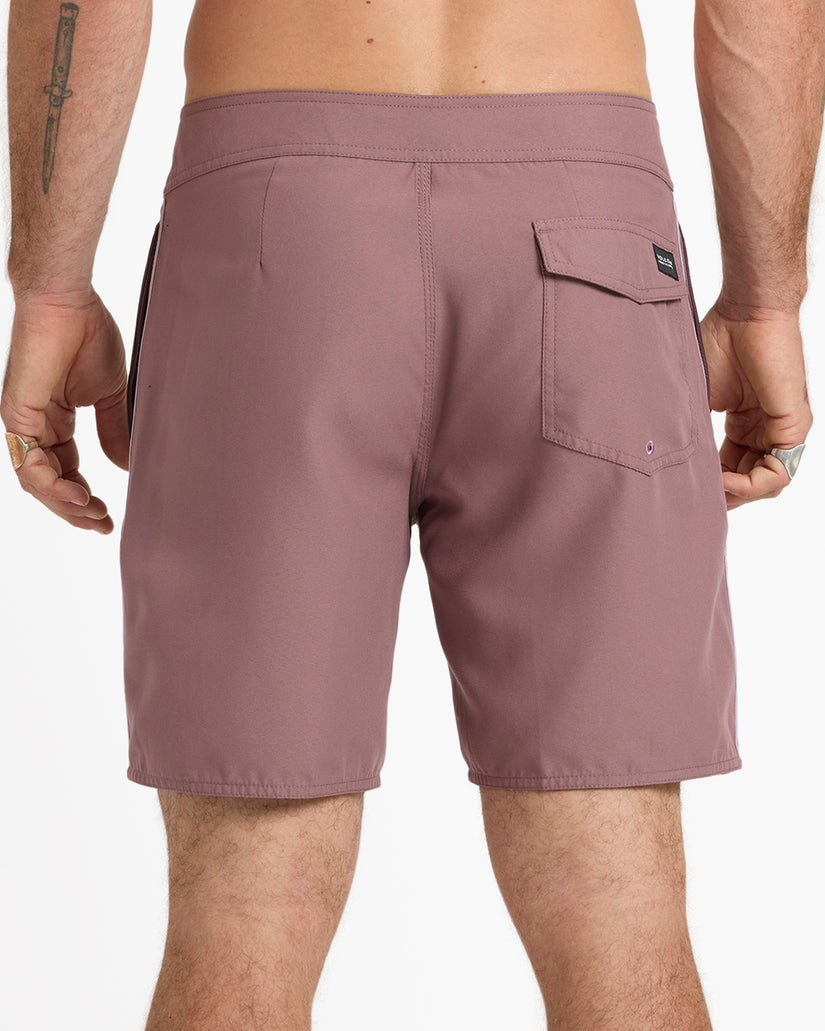 Lawton 18" Boardshorts - Bordeaux Brown