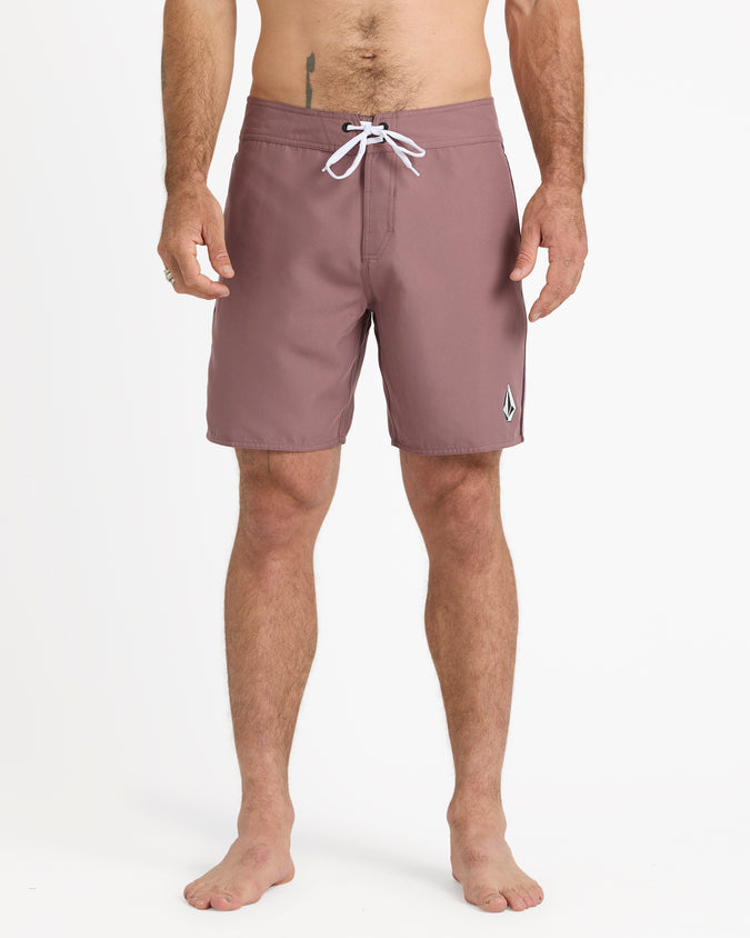 Lawton 18" Boardshorts - Bordeaux Brown