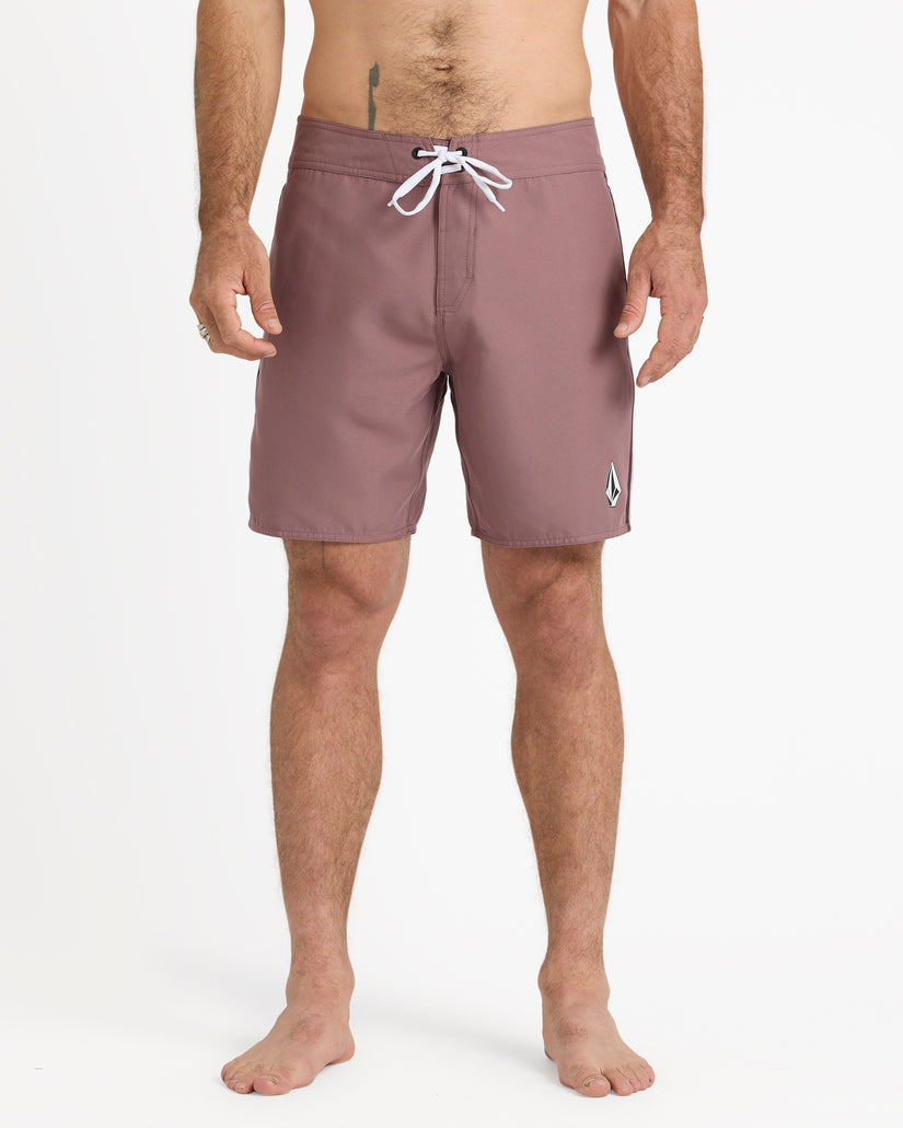 Lawton 18" Boardshorts - Bordeaux Brown