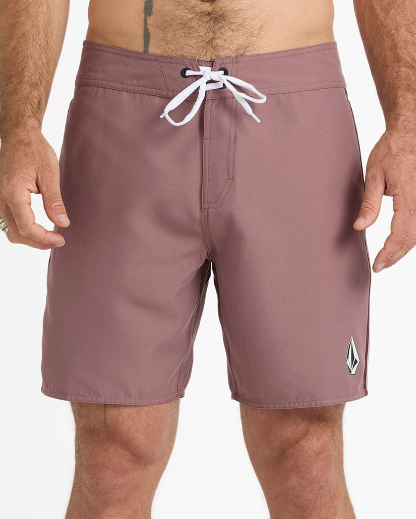 Lawton 18" Boardshorts - Bordeaux Brown
