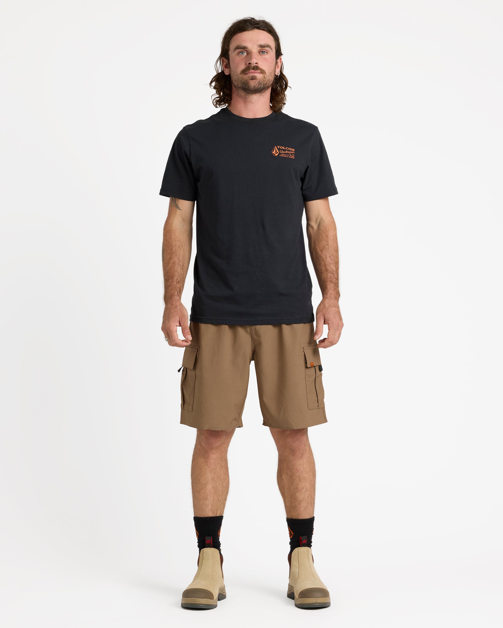 Volcom Workwear March Elastic Waist Hybrid 20" Short
