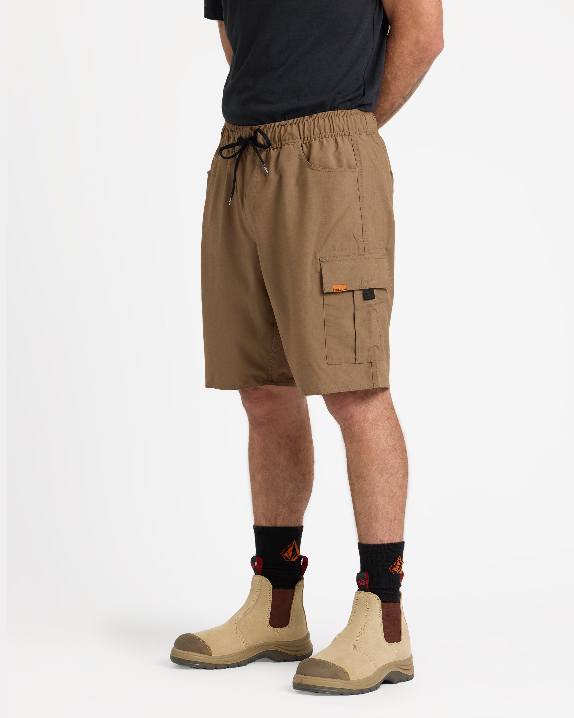 Volcom Workwear March Elastic Waist Hybrid 20" Short
