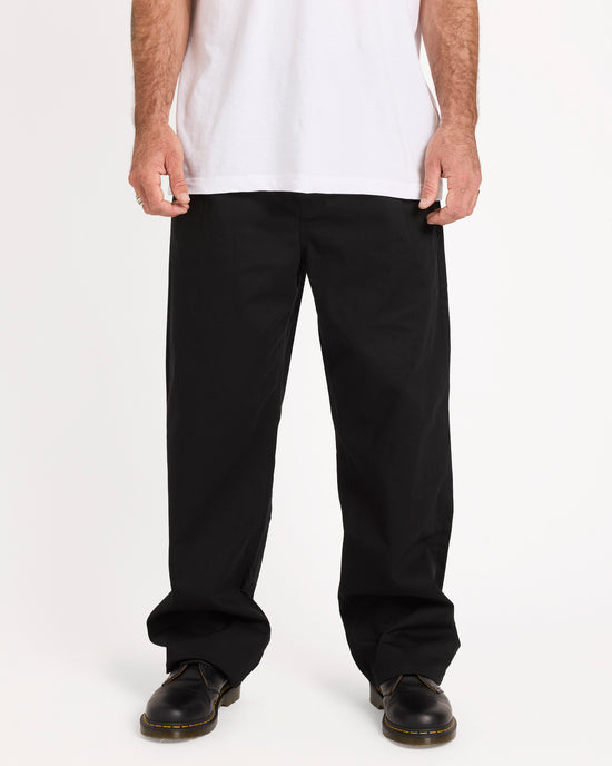 Mens Baggos Pleat Chinos