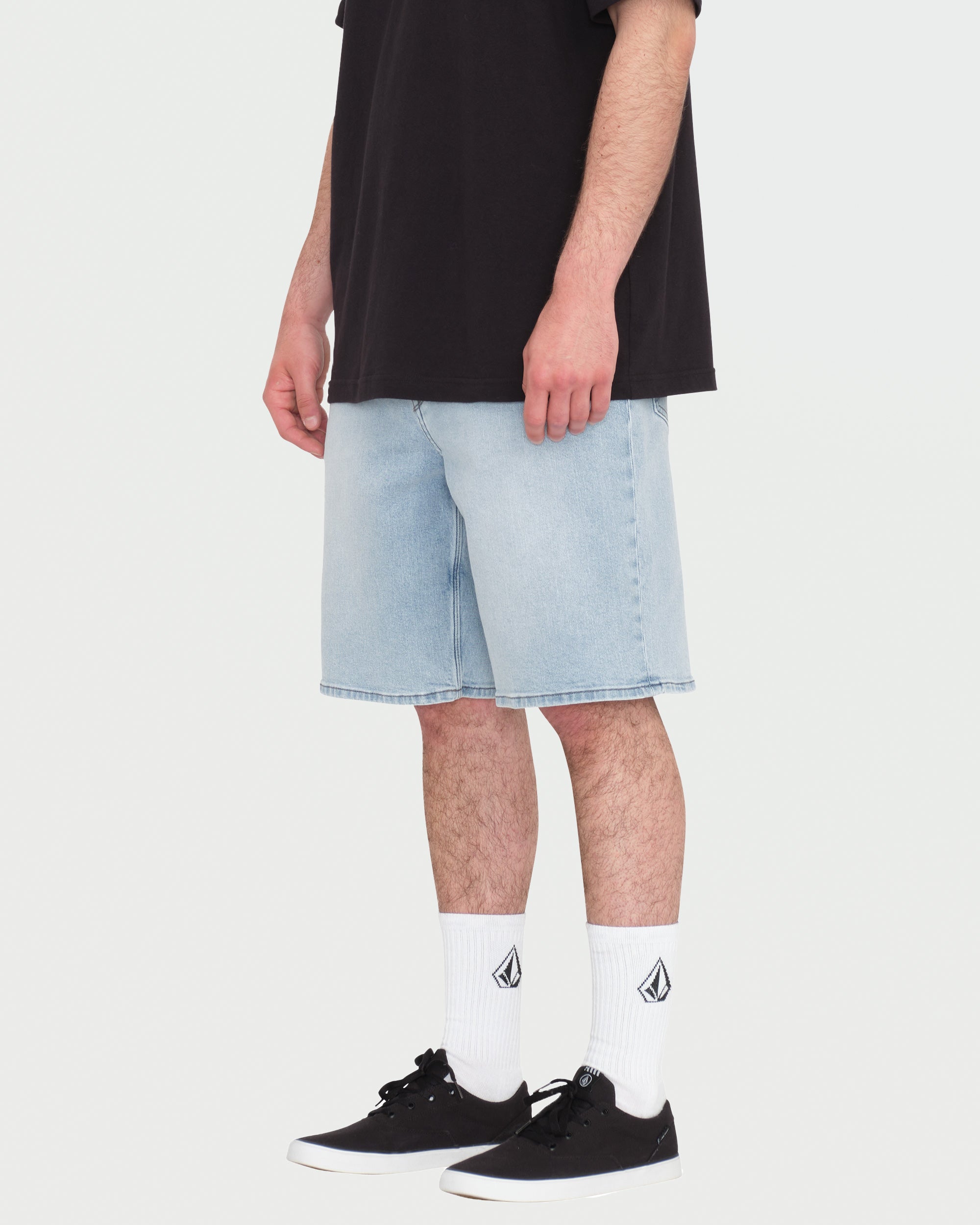 Mens Billow Denim Shorts