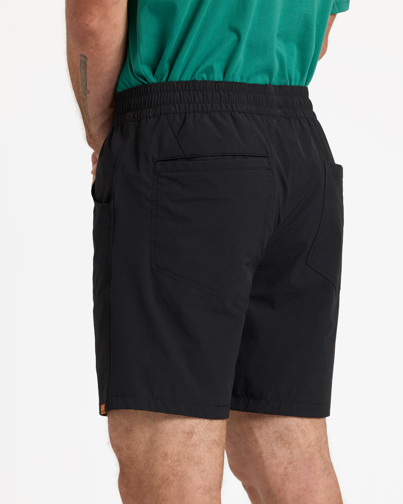 Rack II Work Hybrid Shorts 17" - Black