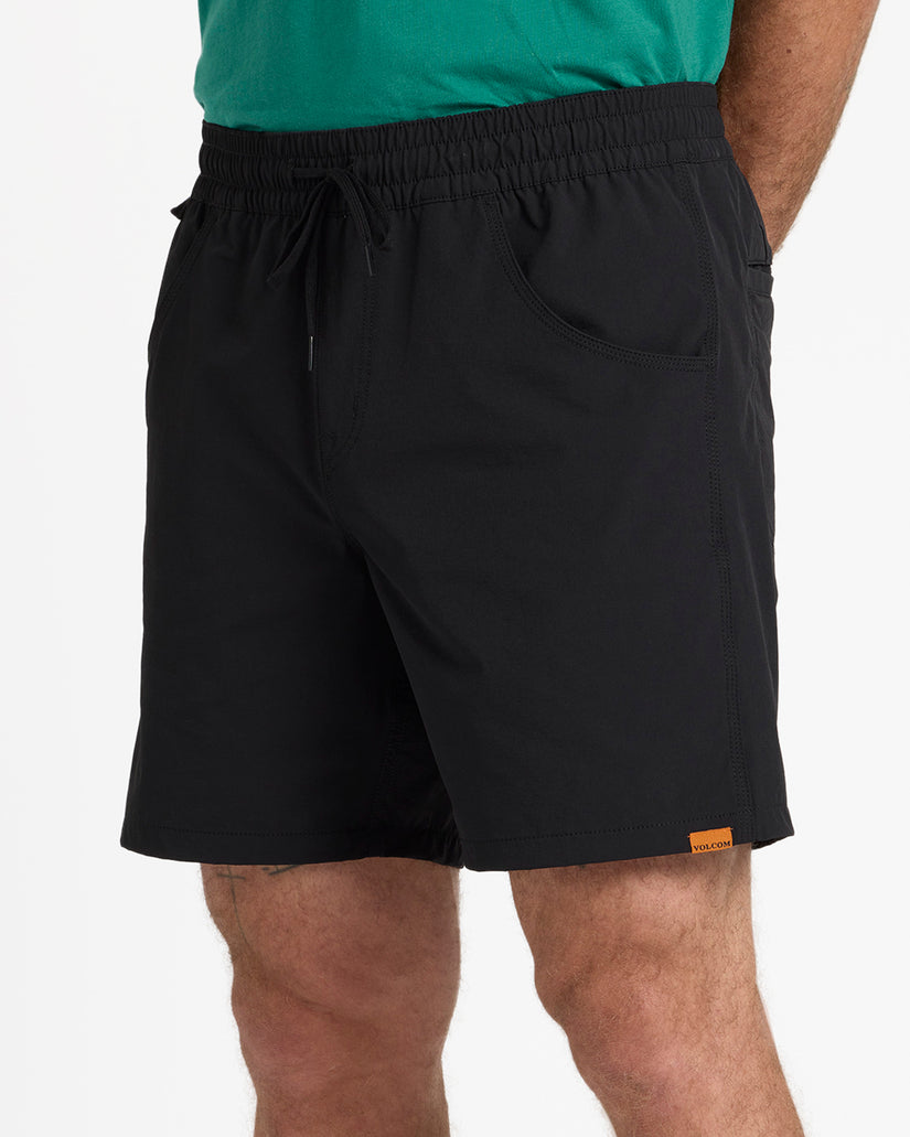 Rack II Work Hybrid Shorts 17" - Black