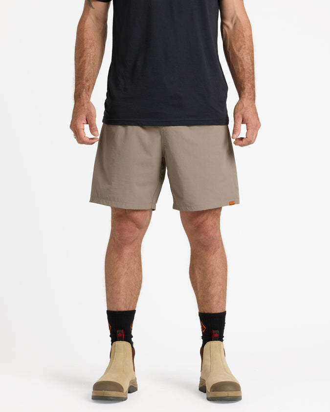 Rack II Work Hybrid Shorts 17" - Brindle