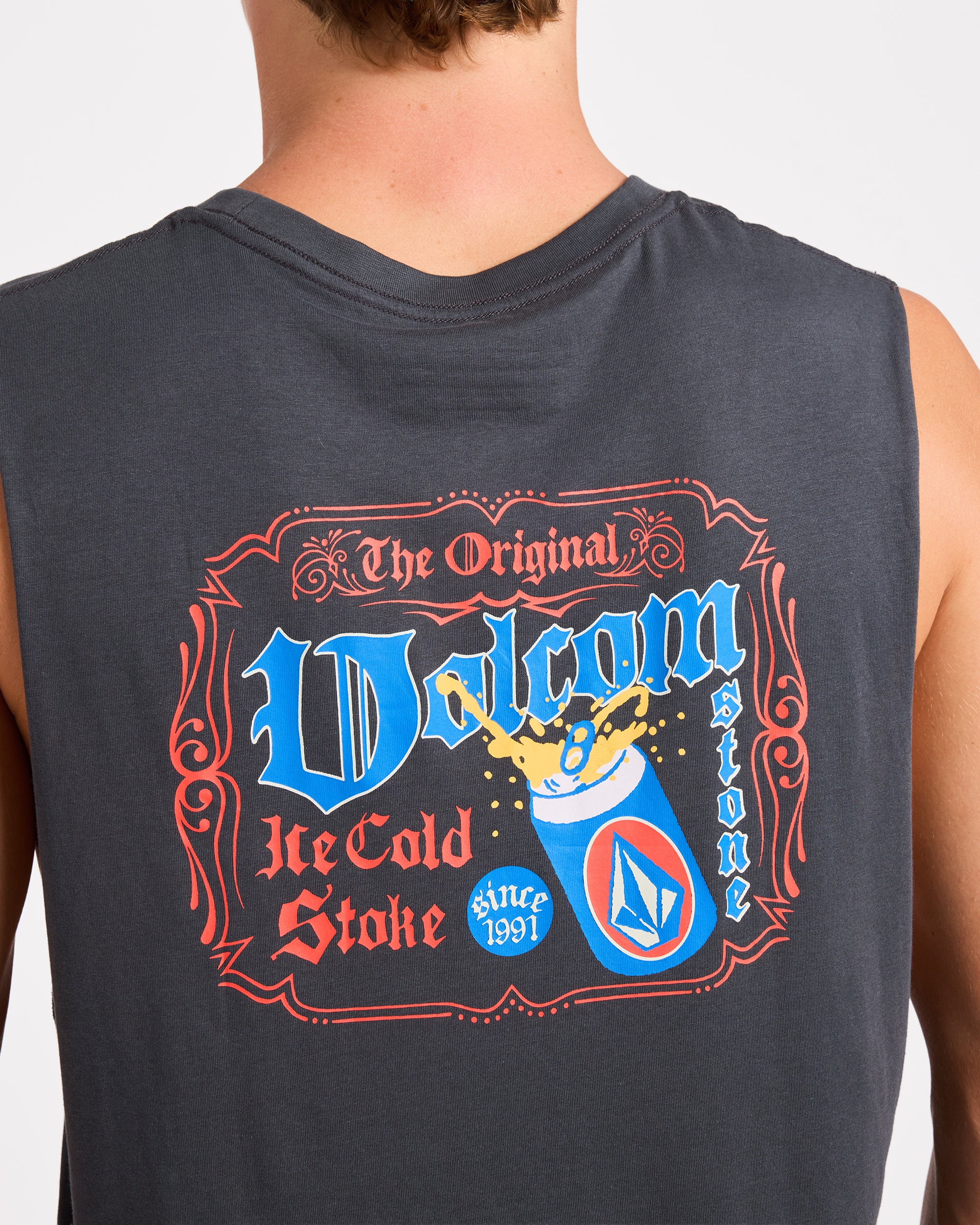 Mens Ice Cold Stoke Muscle Tee