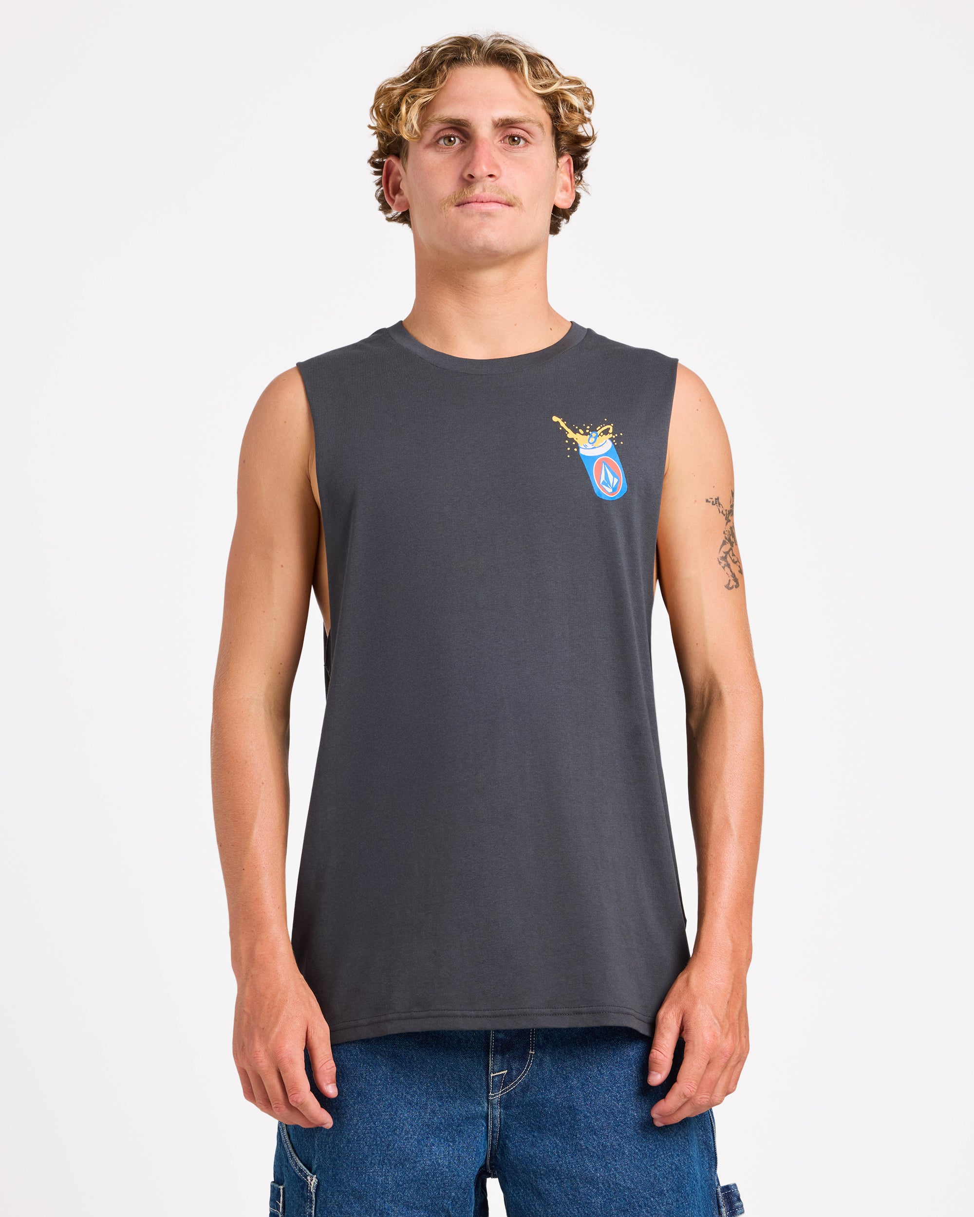 Mens Ice Cold Stoke Muscle Tee
