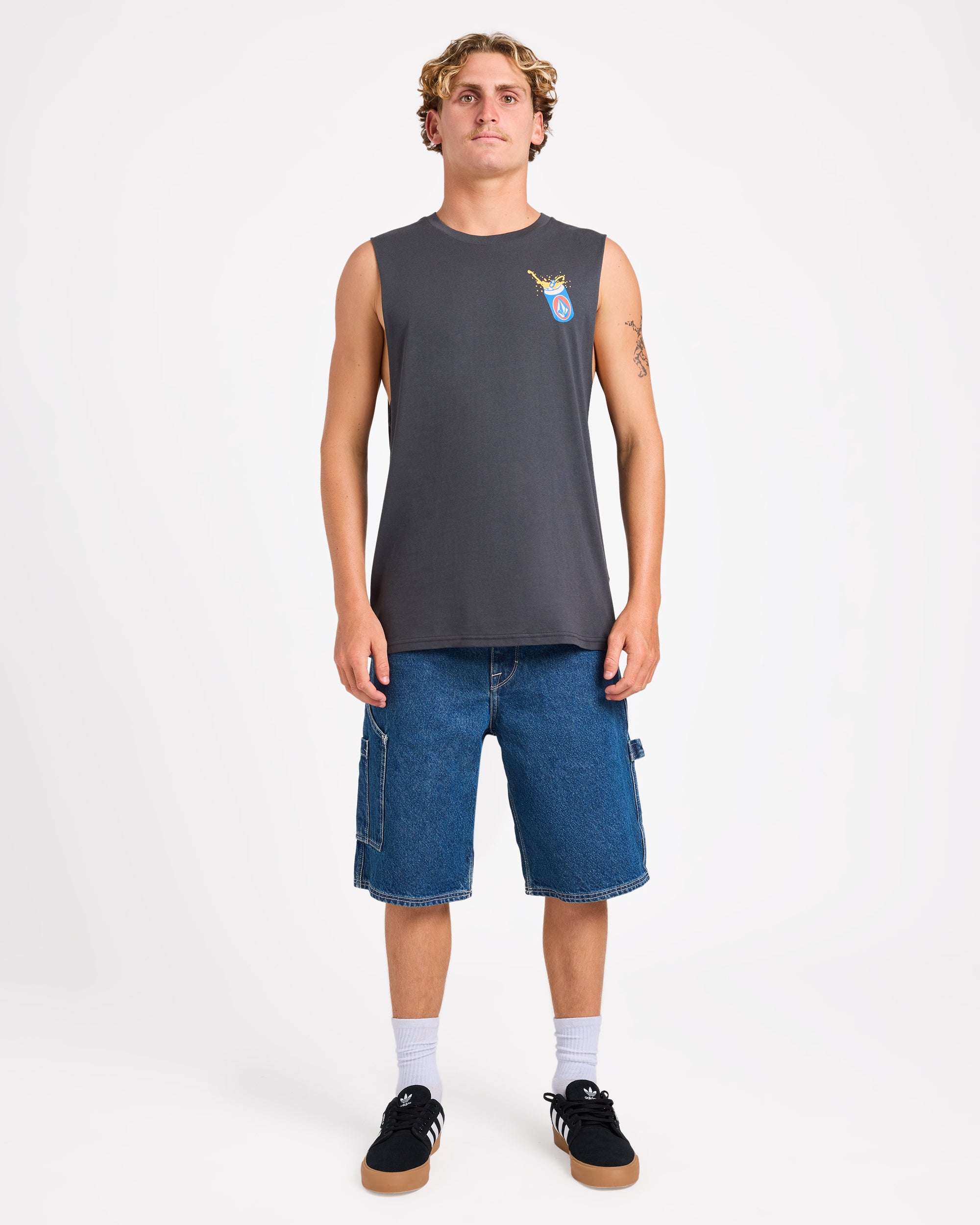 Mens Ice Cold Stoke Muscle Tee